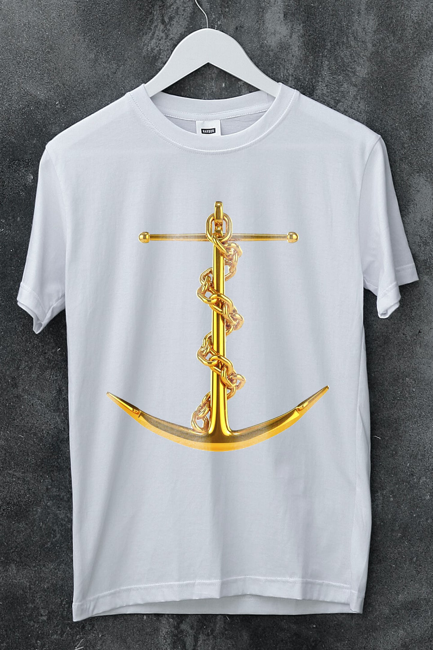 Gold Pirate Anchor T-Shirt / Pirate Streetwear Design - The Official Dealers